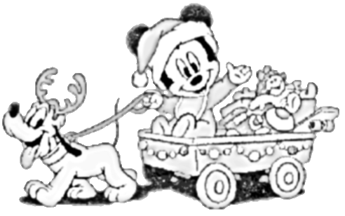 disney christmas coloring pages